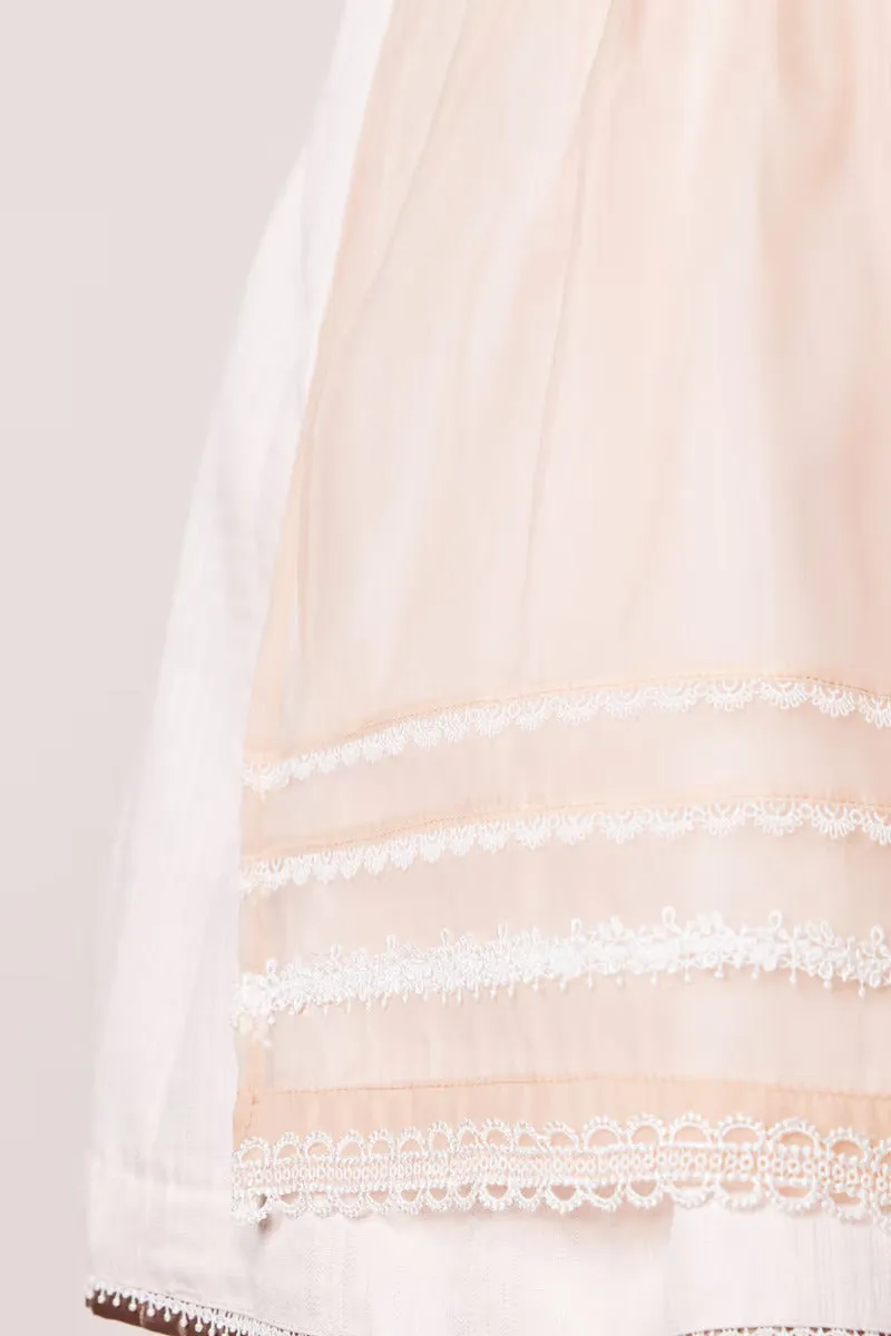 Kruger Mini Dirndl 2pcs. 50cm "Laticia" pink (38)