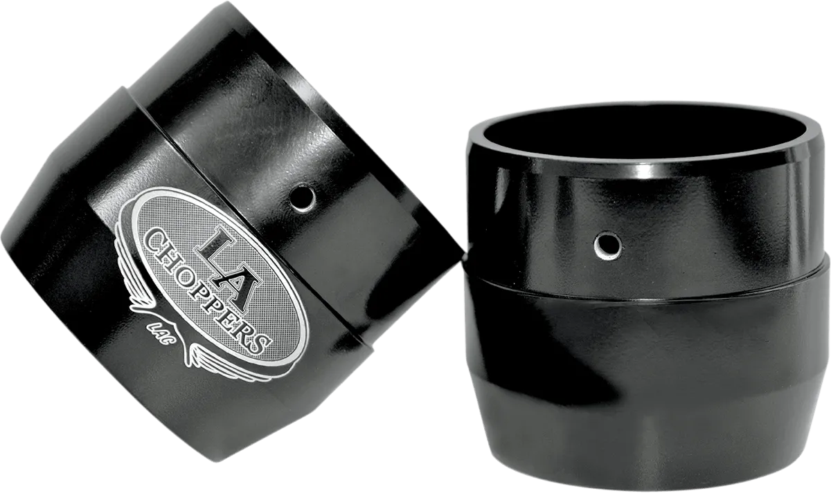 LA Choppers LA-1092-42B LAC Style 4in. End Cap - Gloss Black
