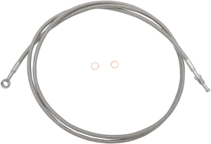LA Choppers LA-8052C16 Stainless Steel Clutch Line Kit - For 15-17in. Ape Hanger