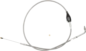 LA Choppers LA-8210ID16 Stainless Braided Idle Cable Kit - 15in.-17in. Ape Hangers