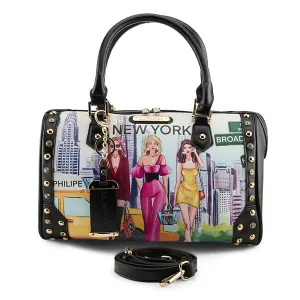 La Philipe Lp1020 10 New York City Handbag Classic Pu Leather