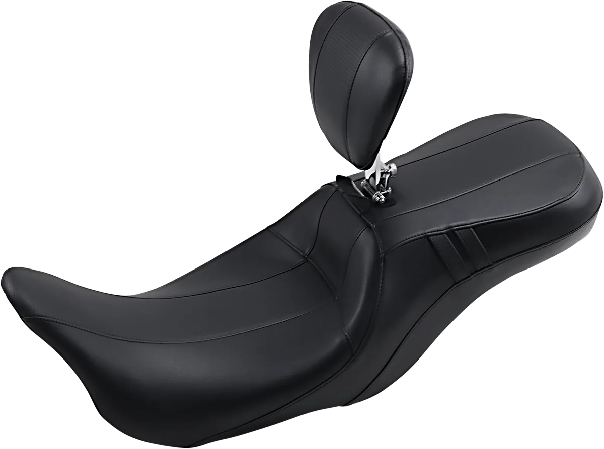Le Pera LK-997BRGT3 Outcast GT 2UP Carbon Fiber Seat with Backrest - Black