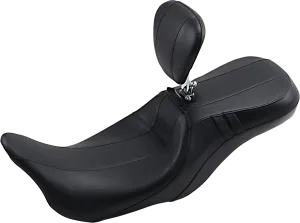 Le Pera LK-997BRGT3 Outcast GT 2UP Carbon Fiber Seat with Backrest - Black