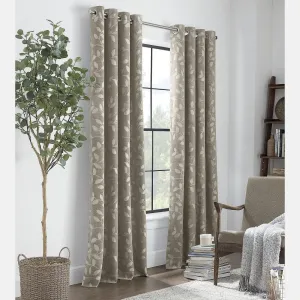 Linden Street Light-Filtering Grommet Top Curtain Panel Sullivan Khaki 50" x95"