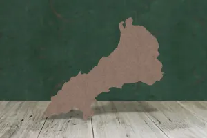 Llyn peninsula - wooden craft cut-out - 2mm MDF