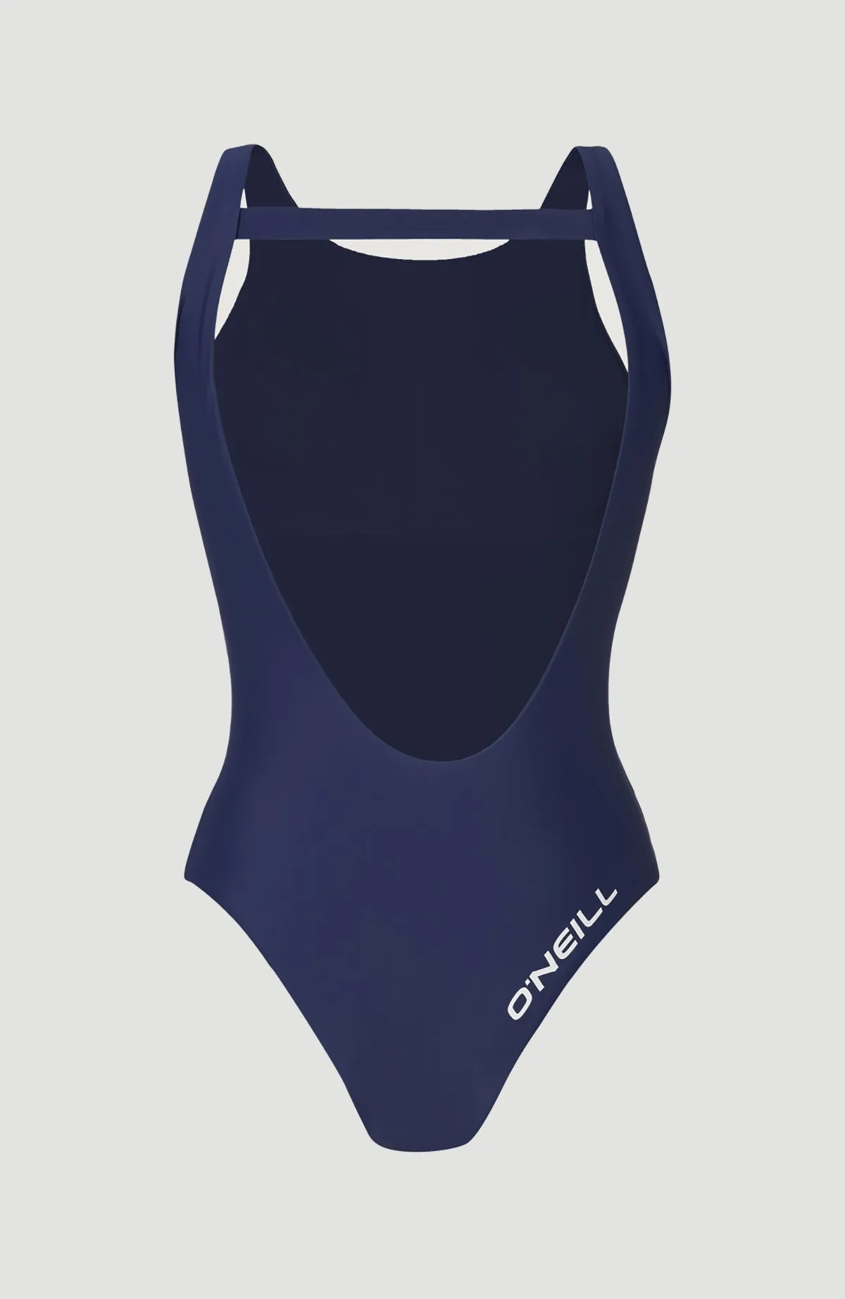 Logo High Neck Badeanzug | Blueberry Carvico
