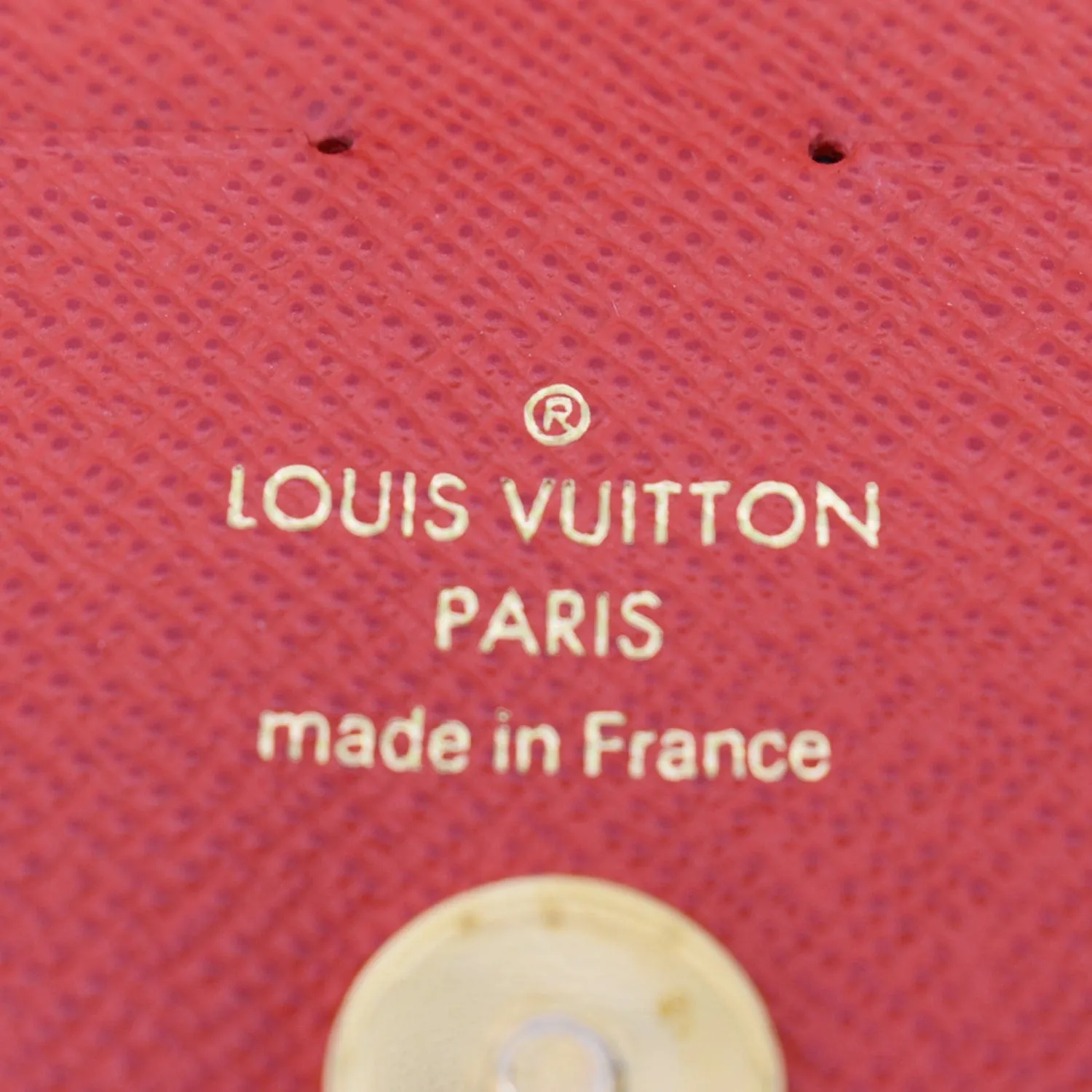 LOUIS VUITTON Adele Monogram Canvas Wallet Brown