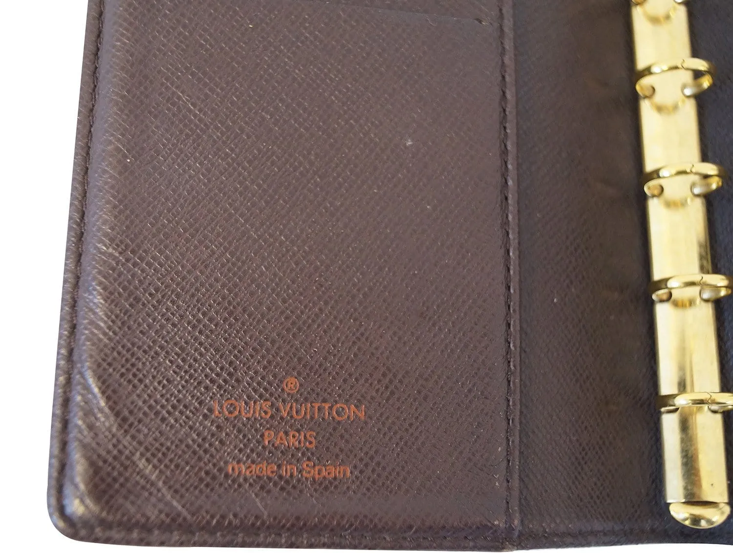 LOUIS VUITTON Damier Ebene Agenda PM Day Planner Cover - Final Call