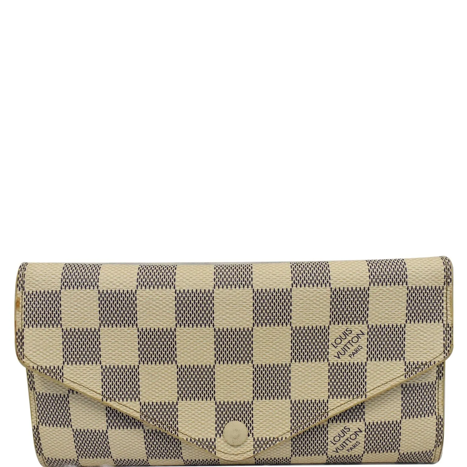 LOUIS VUITTON Josephine  Damier Azur Wallet White