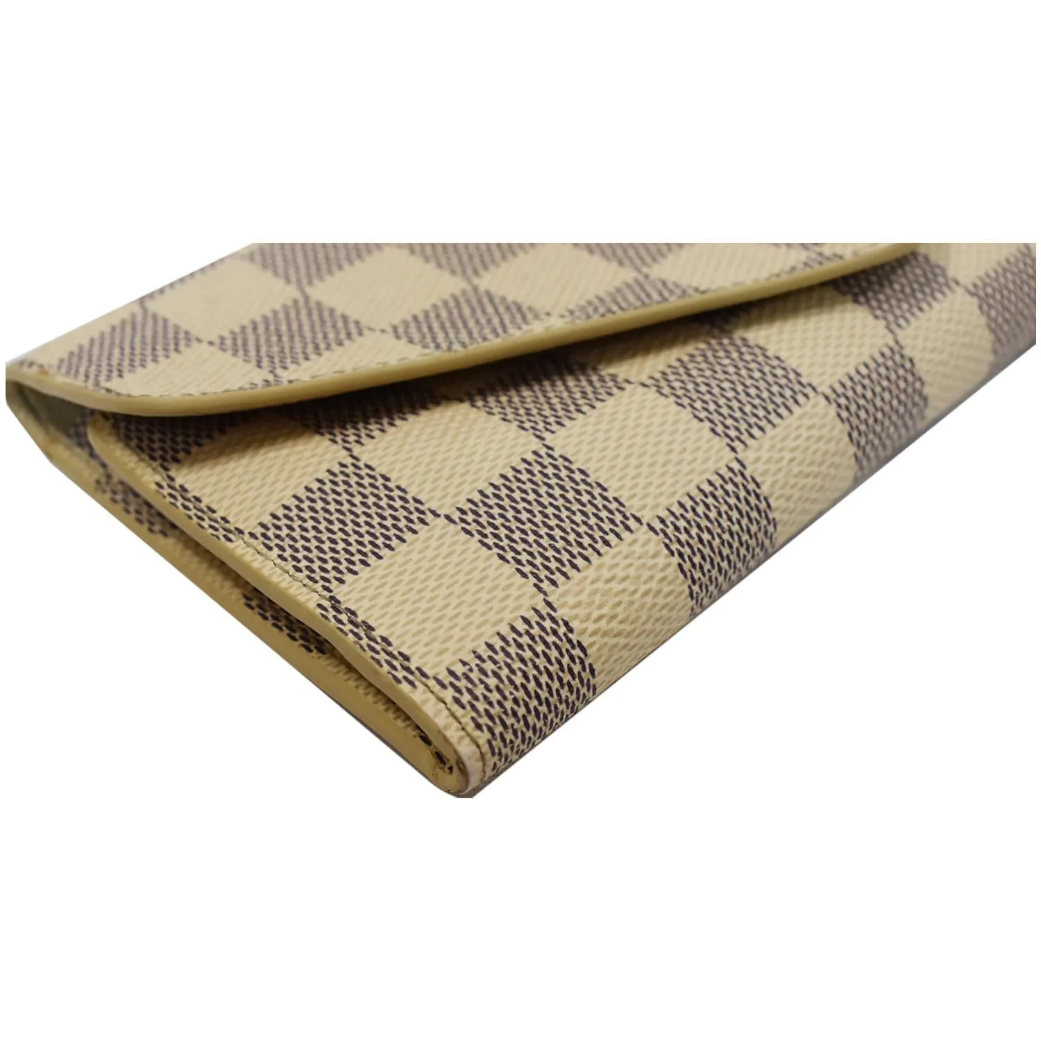 LOUIS VUITTON Josephine  Damier Azur Wallet White