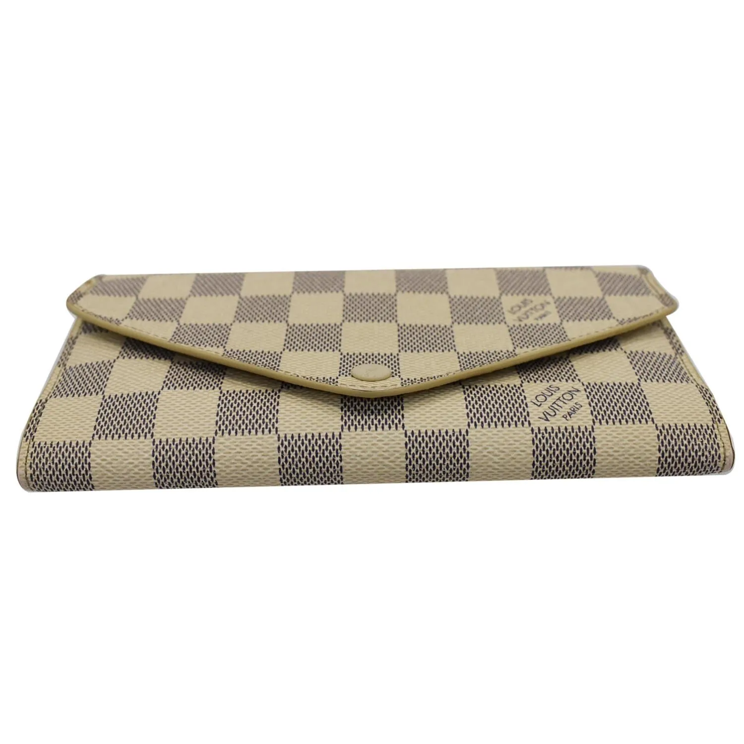 LOUIS VUITTON Josephine  Damier Azur Wallet White
