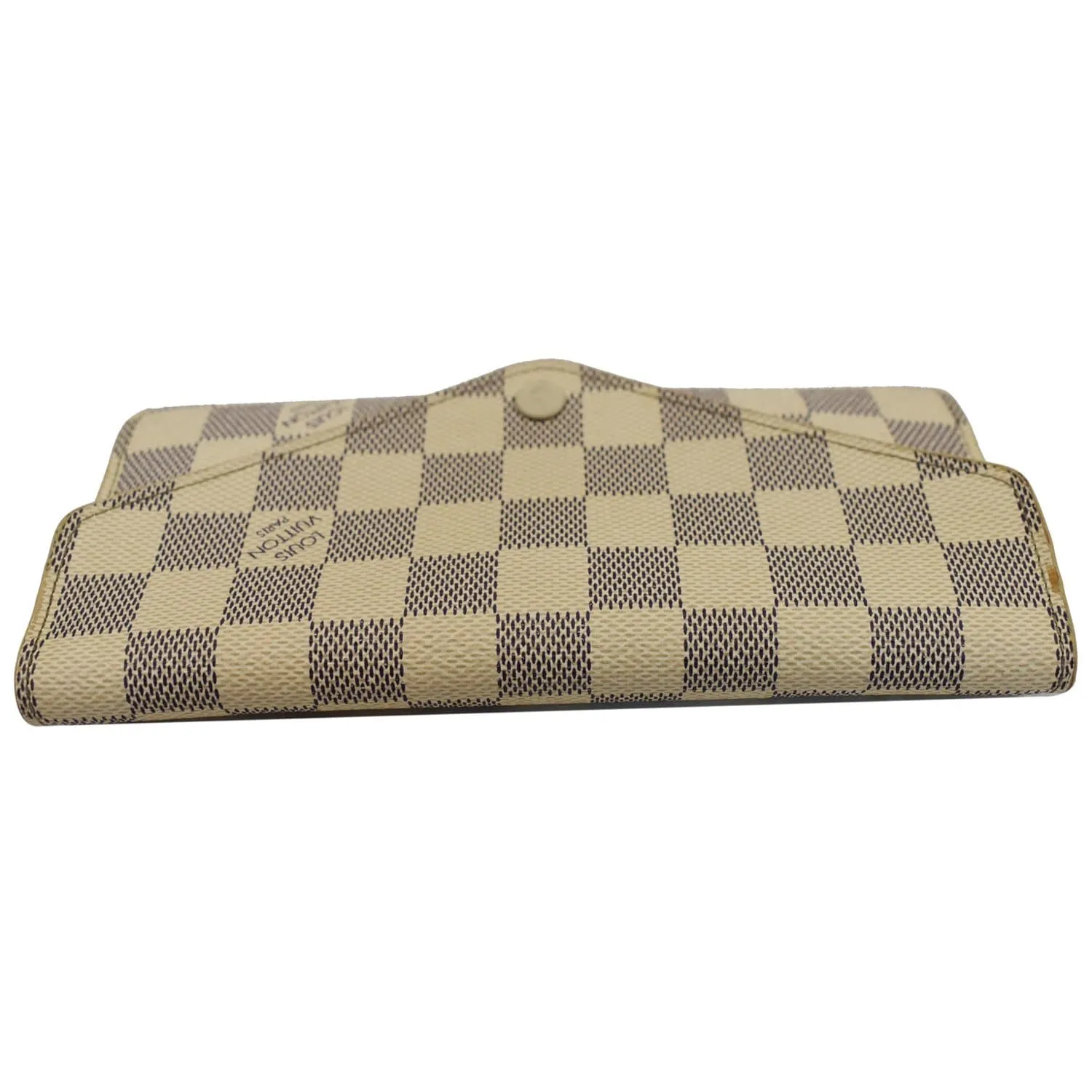 LOUIS VUITTON Josephine  Damier Azur Wallet White