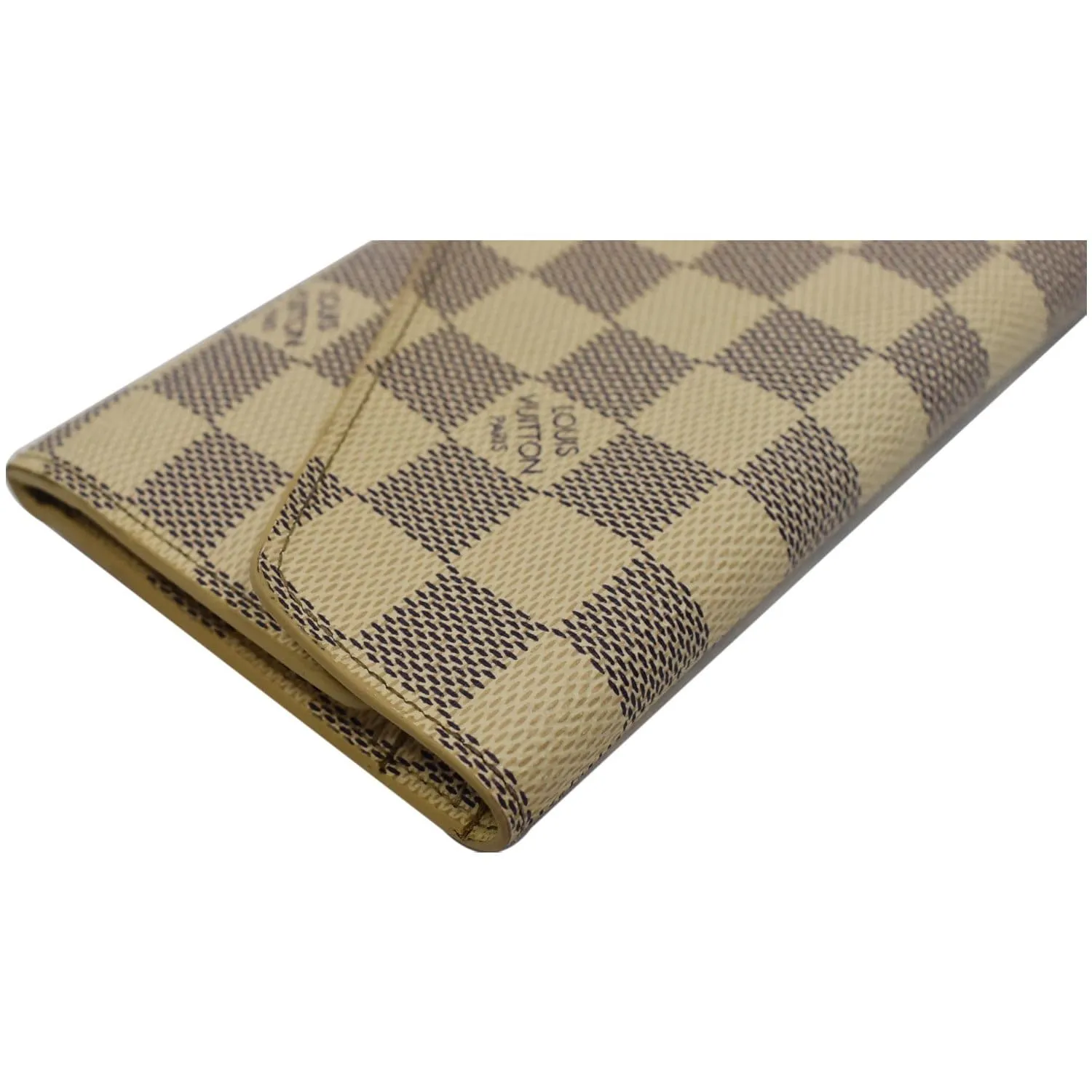 LOUIS VUITTON Josephine  Damier Azur Wallet White