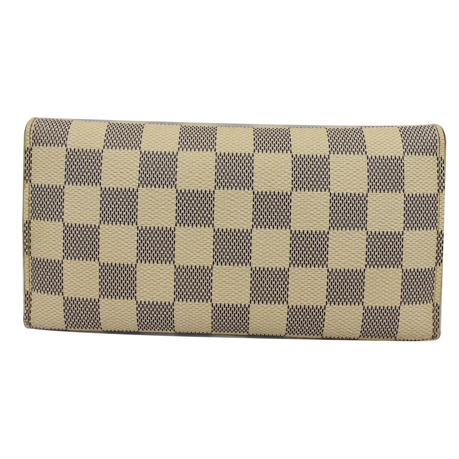 LOUIS VUITTON Josephine  Damier Azur Wallet White
