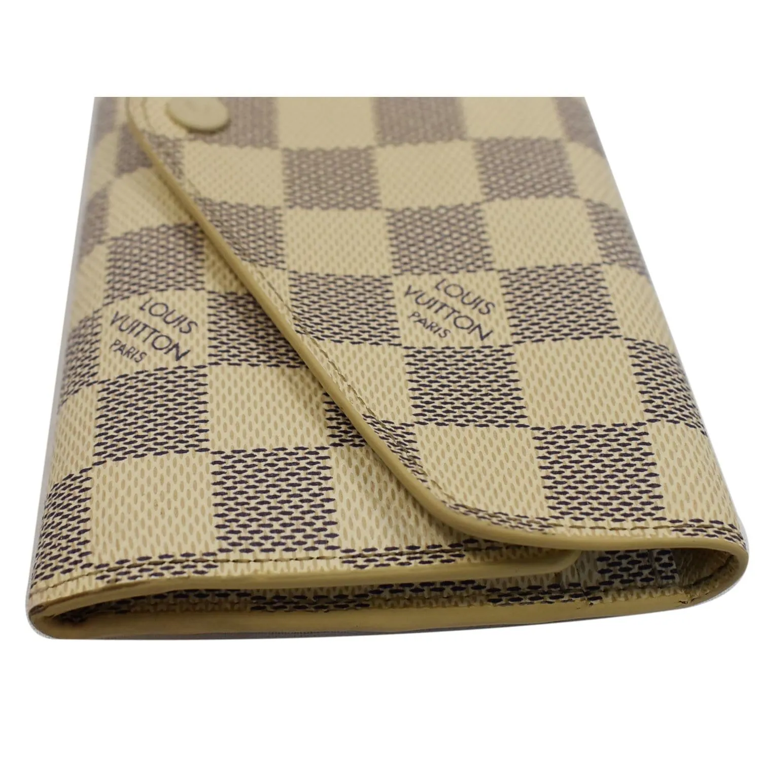 LOUIS VUITTON Josephine  Damier Azur Wallet White