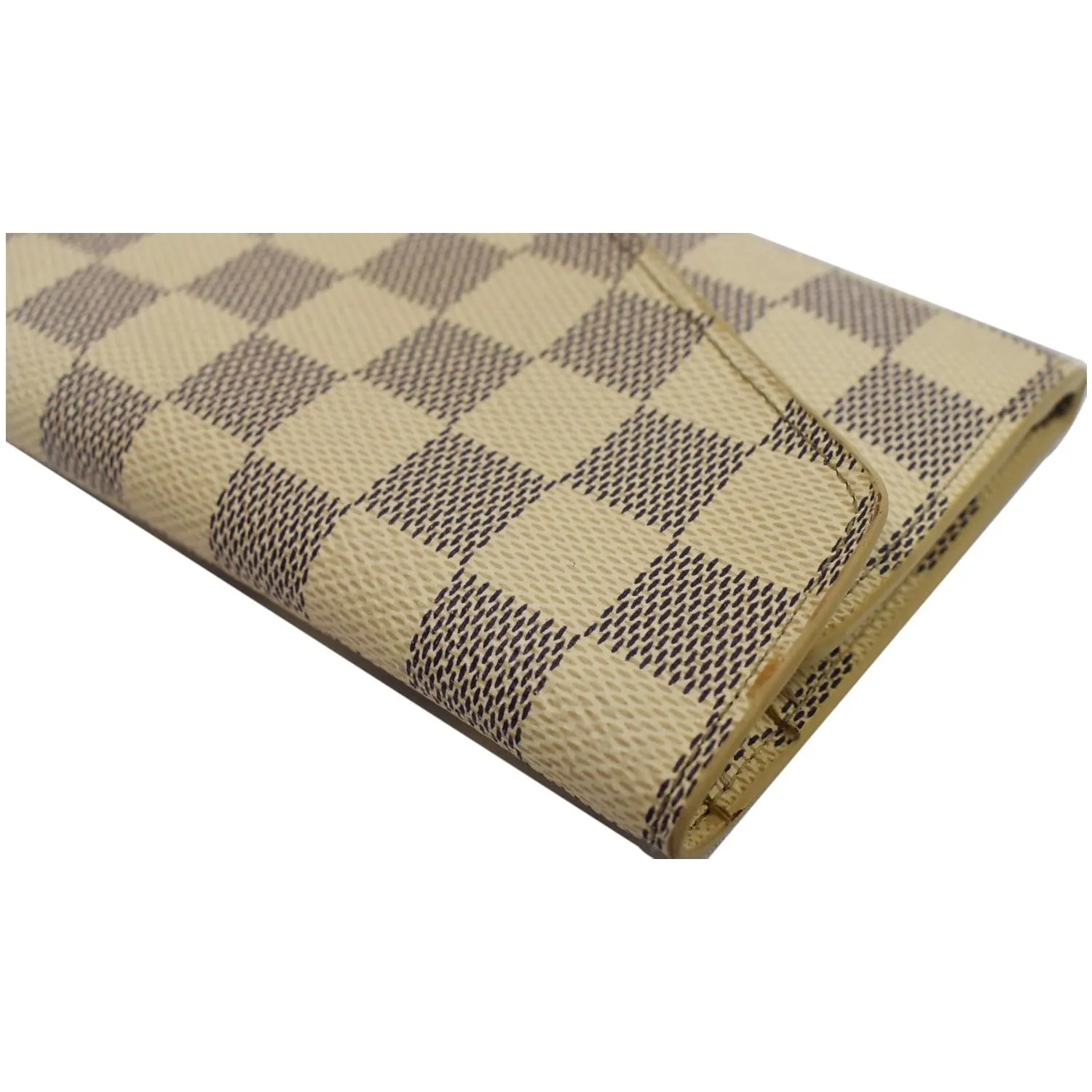 LOUIS VUITTON Josephine  Damier Azur Wallet White