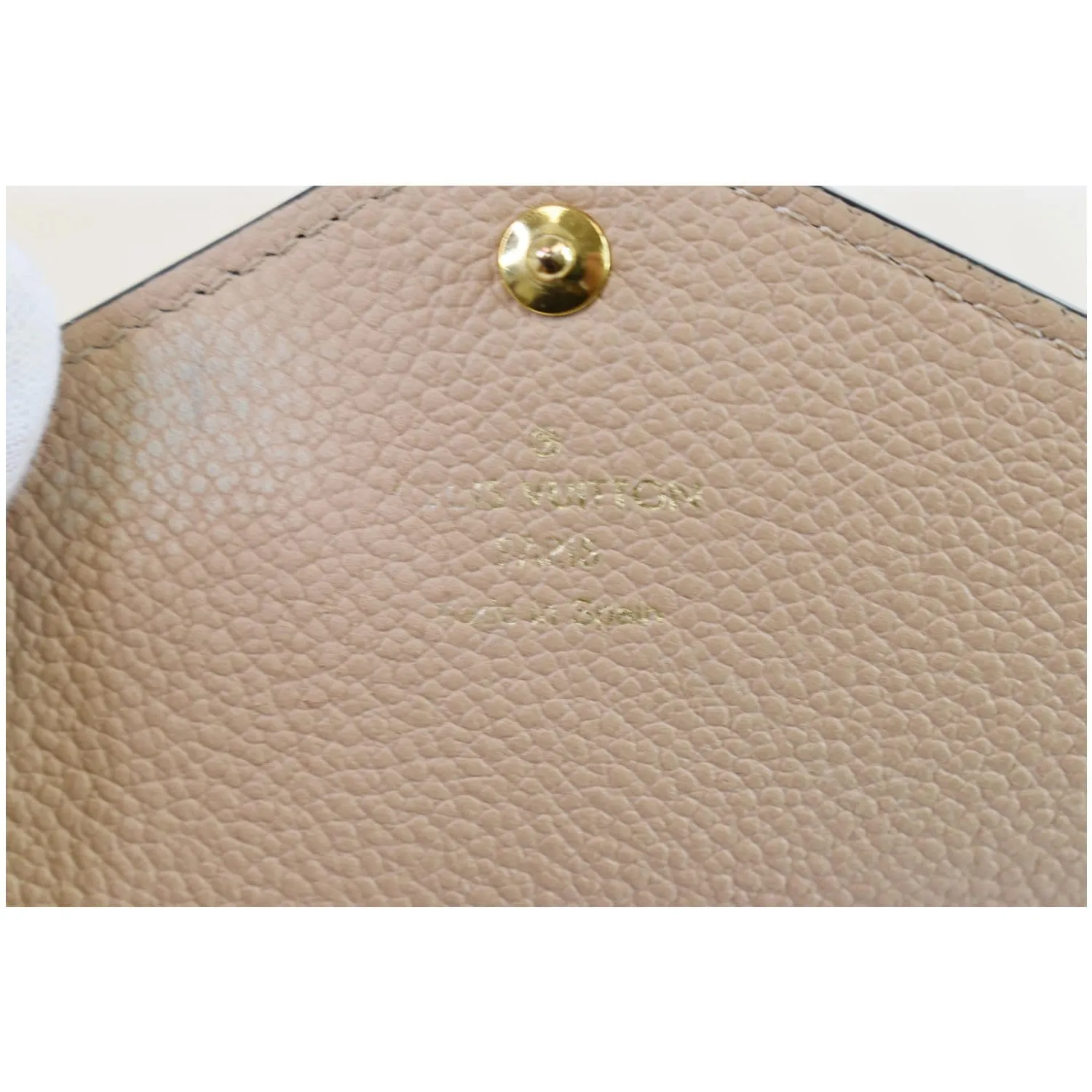 LOUIS VUITTON Josephine Empreinte Leather Wallet Black