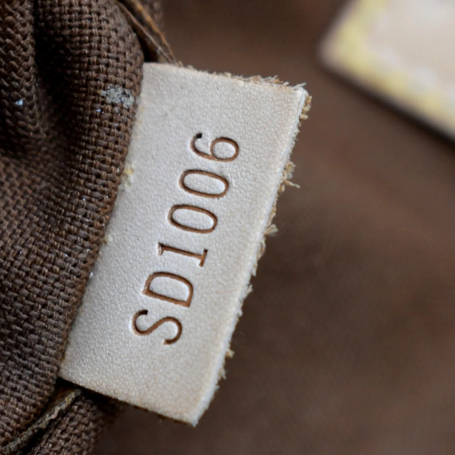 LOUIS VUITTON Lockit Vertical PM Monogram Canvas Tote Bag Brown