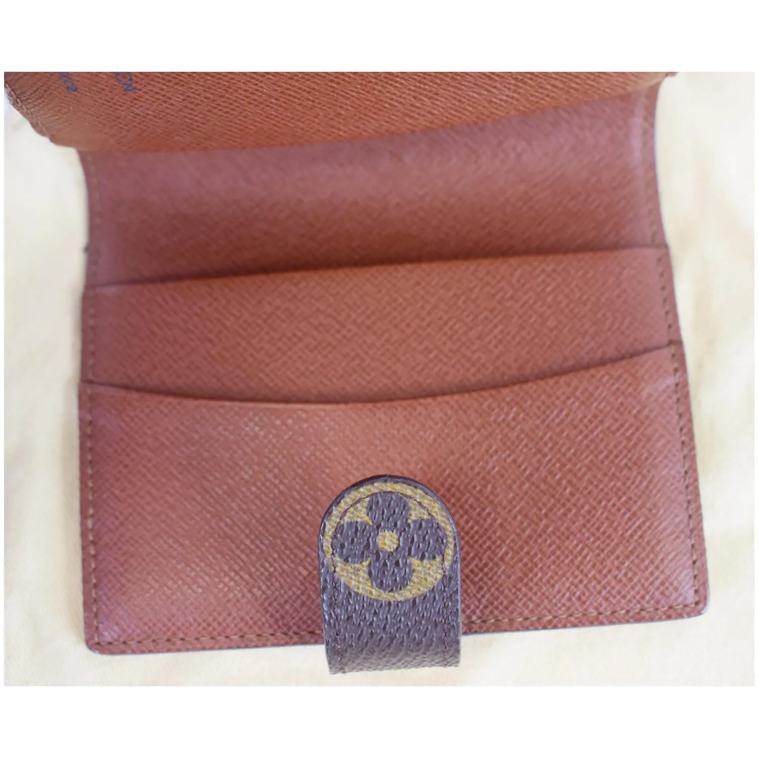 LOUIS VUITTON Monogram Mini Agenda Notebook Cover Brown