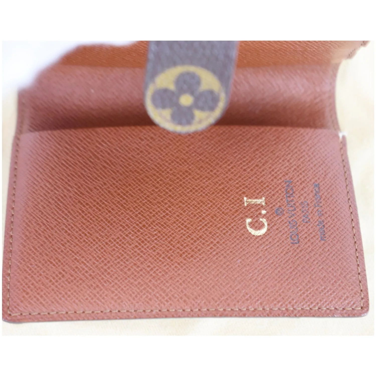 LOUIS VUITTON Monogram Mini Agenda Notebook Cover Brown