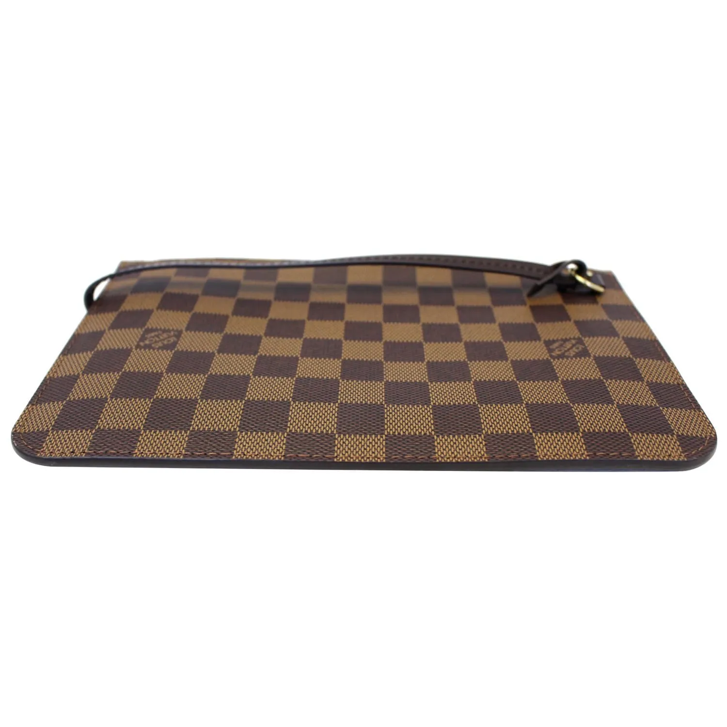 LOUIS VUITTON Pochette Wristlet Pouch Damier Ebene Neverfull MM