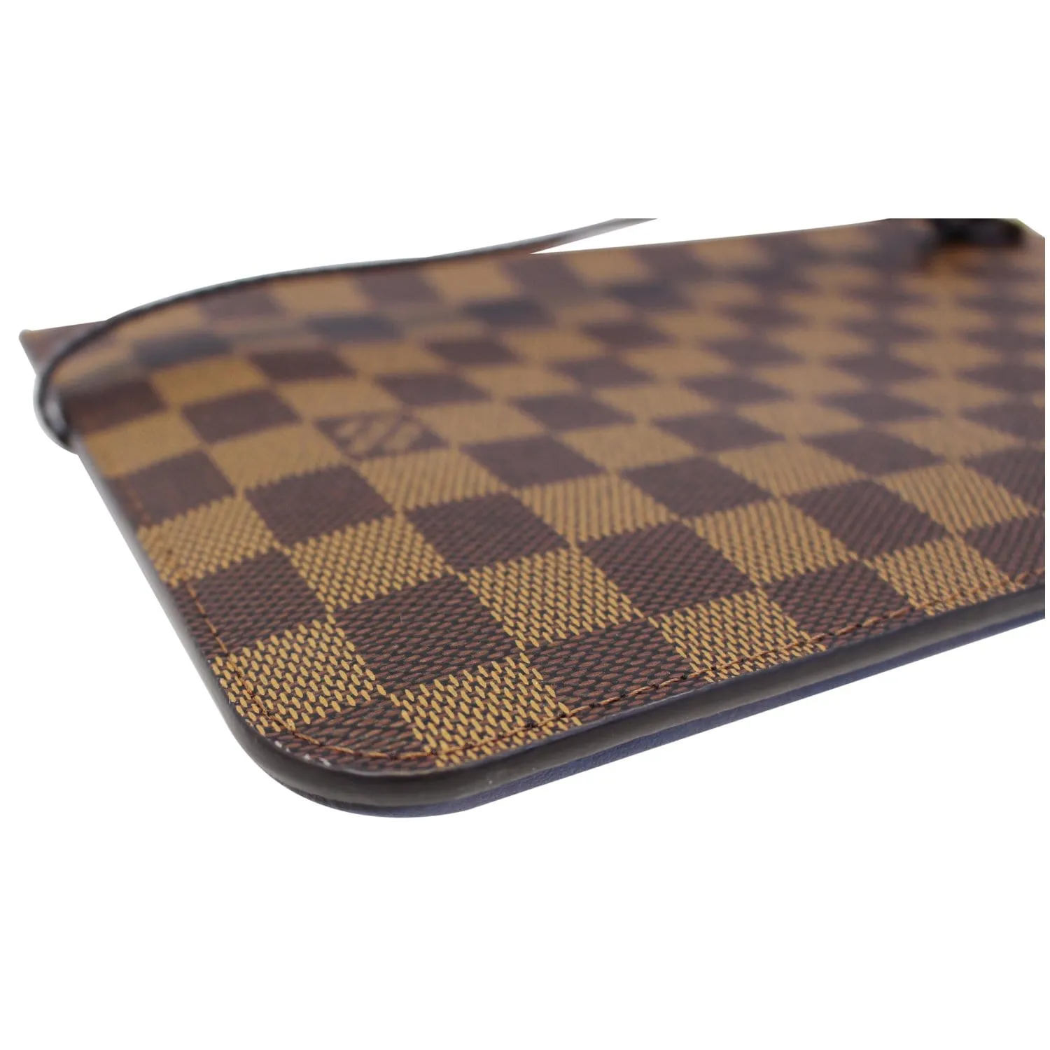LOUIS VUITTON Pochette Wristlet Pouch Damier Ebene Neverfull MM