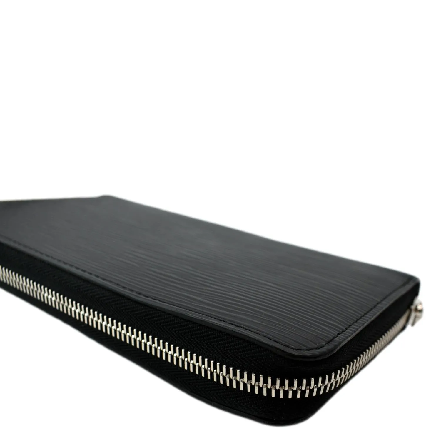 LOUIS VUITTON Zippy Organizer Epi Leather Wallet Black