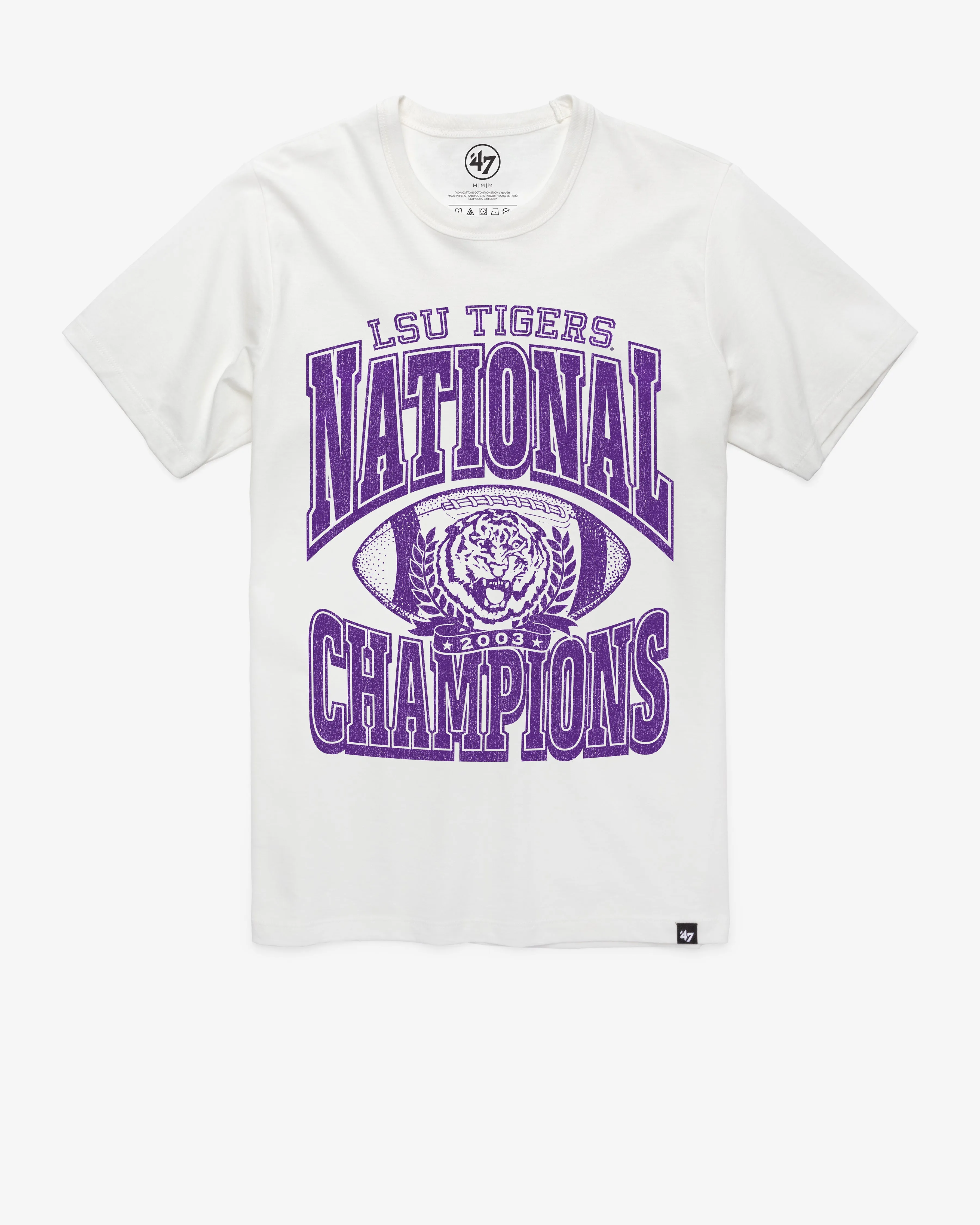 LOUISIANA STATE TIGERS LSU MONOCHROME '47 FRANKLIN TEE