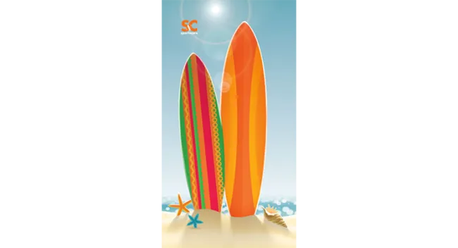 LOVE SURF  TOWEL