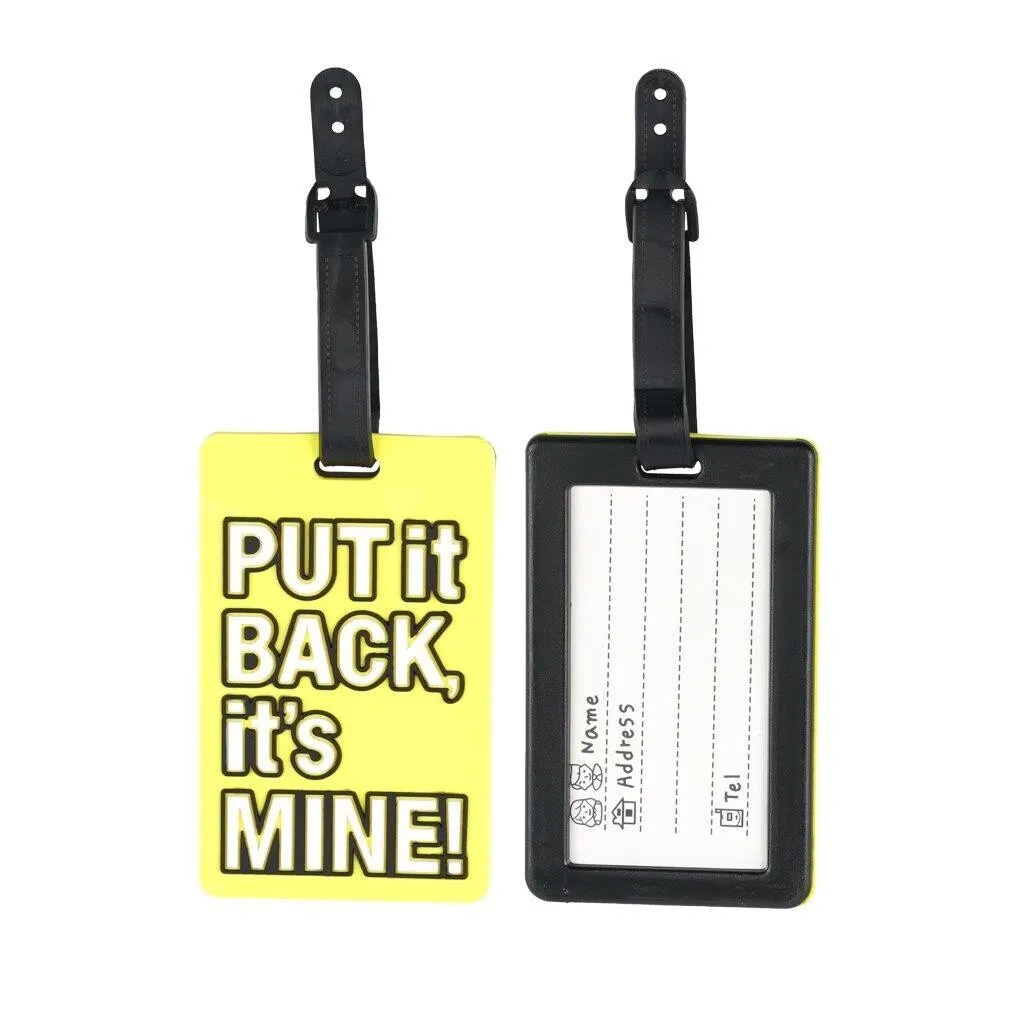 Luggage Tag - Put it Back it's Mine