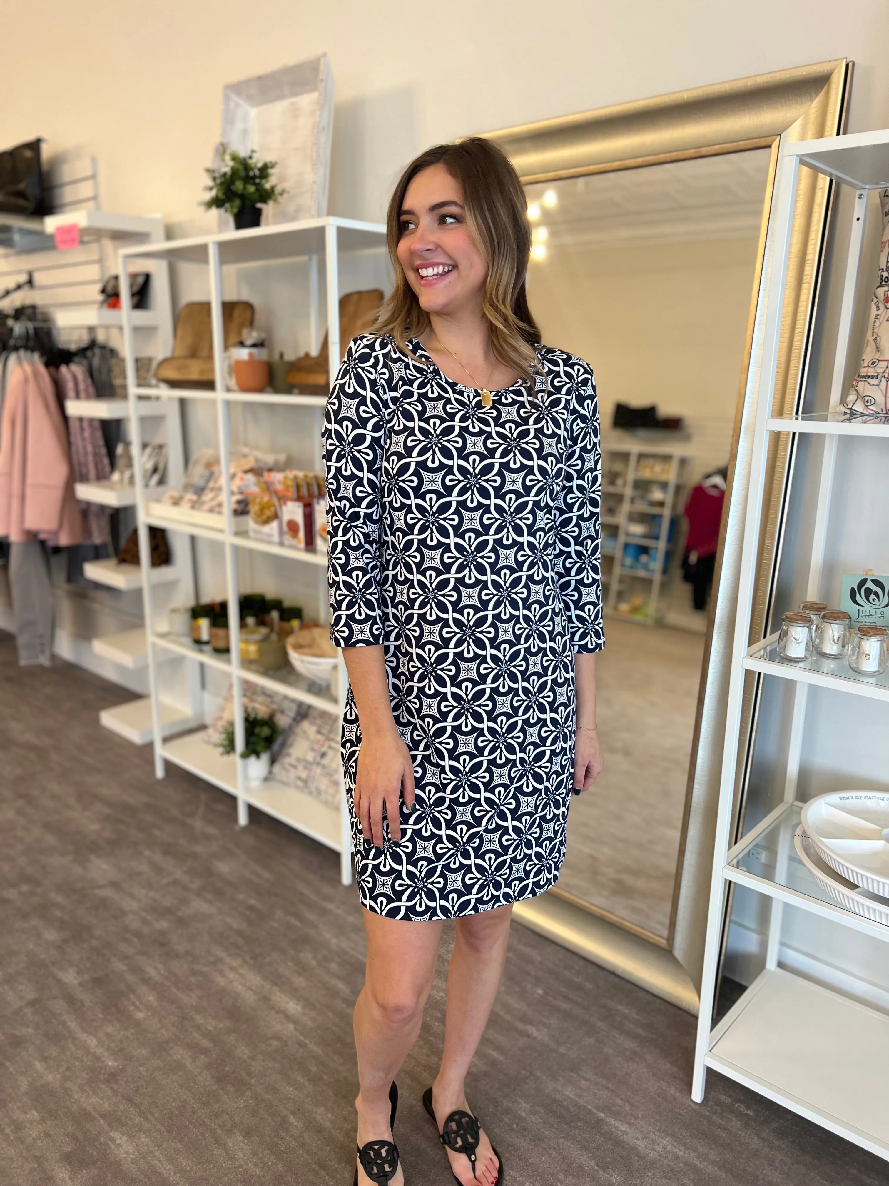 Lulu-B 3/4 Sleeve Travel Dress