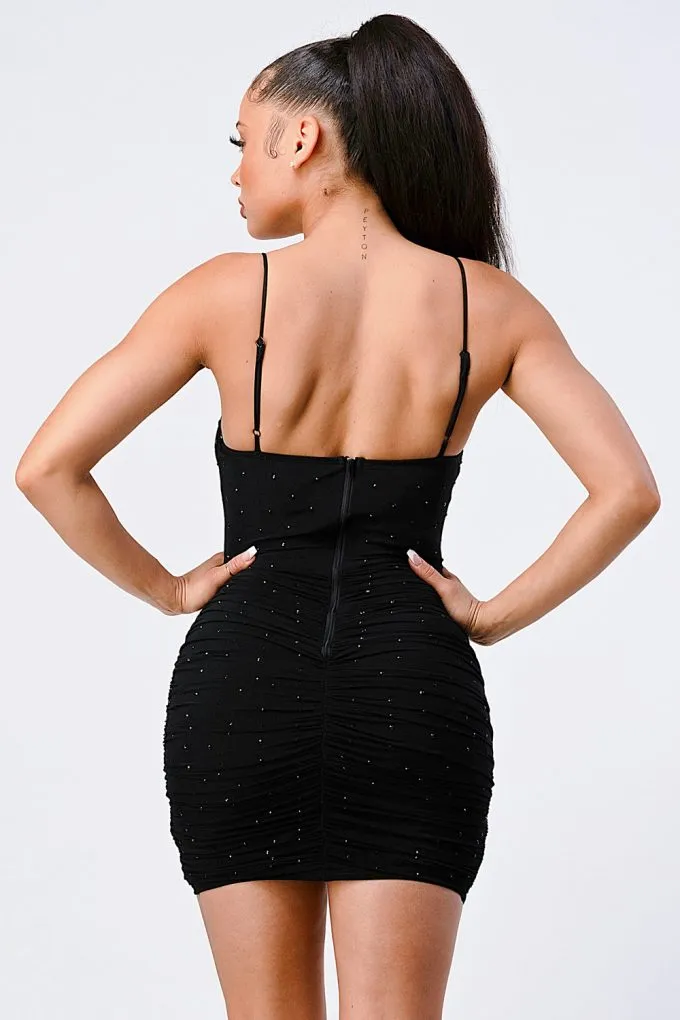Luxe Glitter Cami Mini Dress
