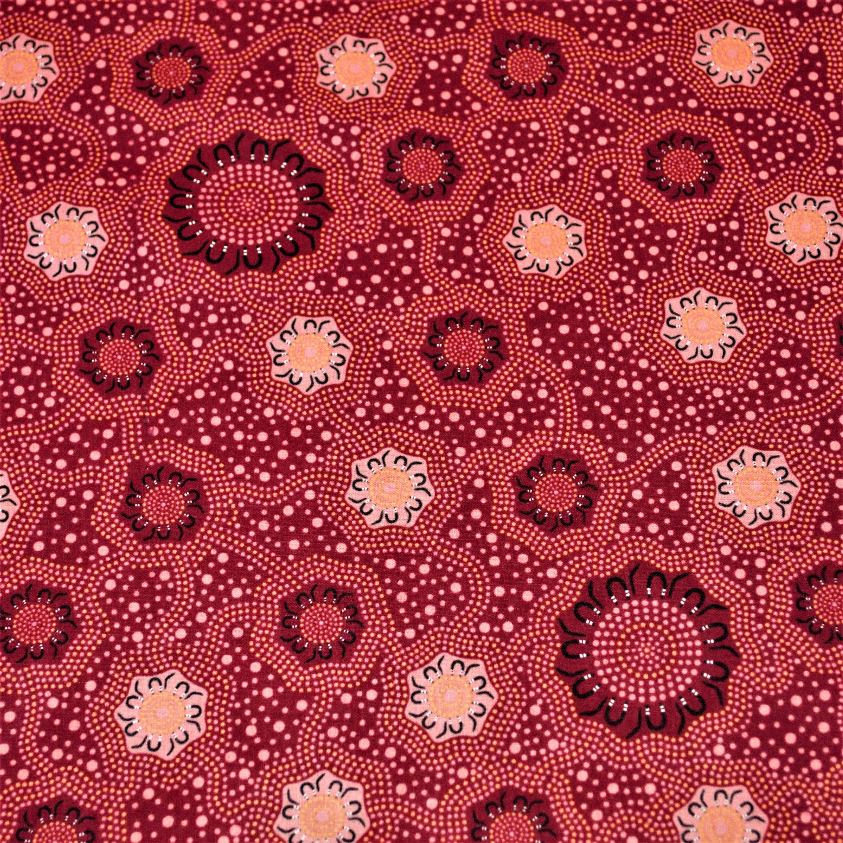 M & S Quarter Bundle x 6 Ecru, Orange, Red