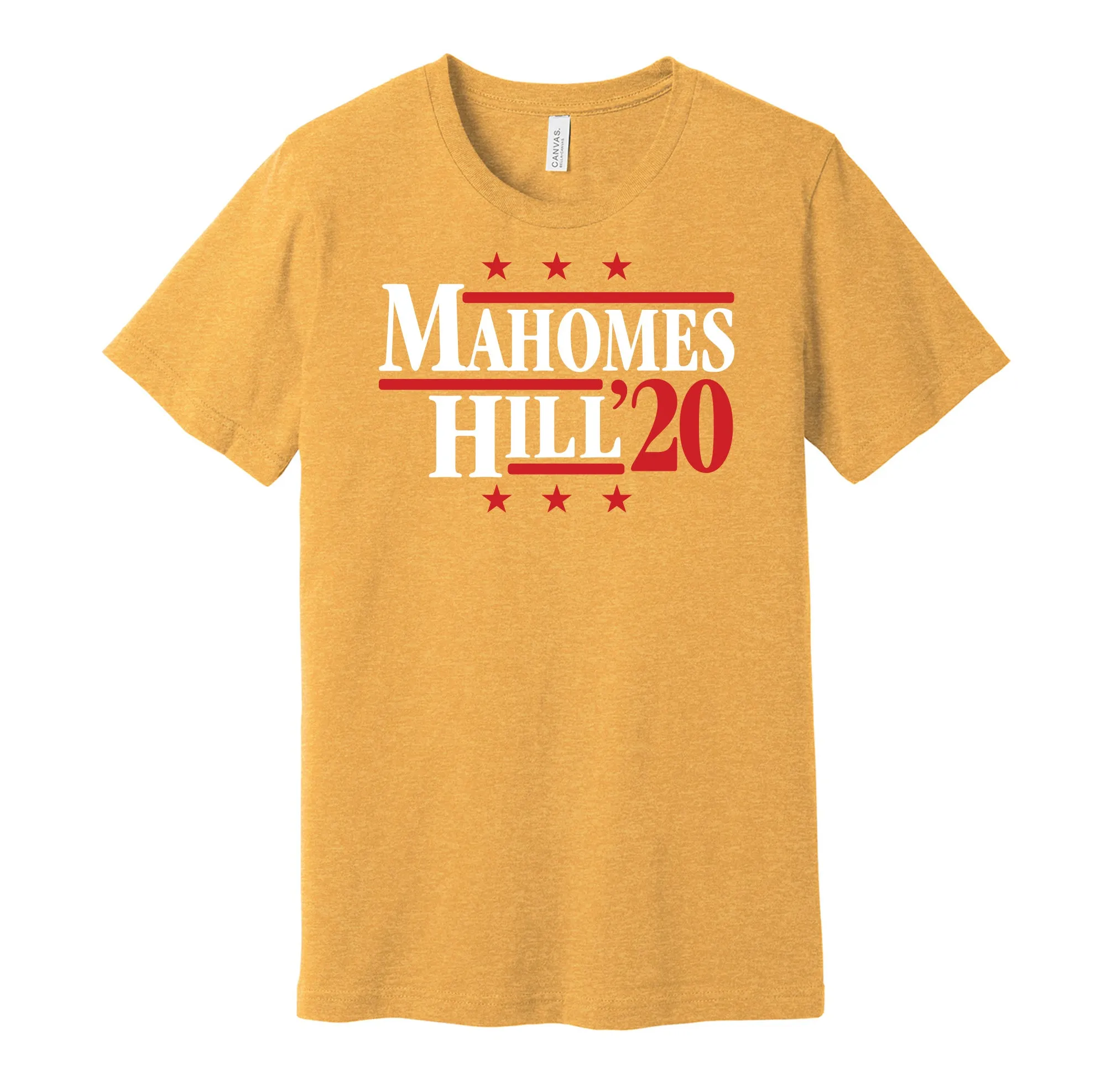 Mahomes & Hill '20 - Kansas City Football Political Campaign Parody T-Shirt - Hyper Than Hype Shirts