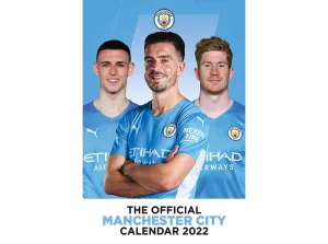 Manchester City 2022 Official Team Calendar A3