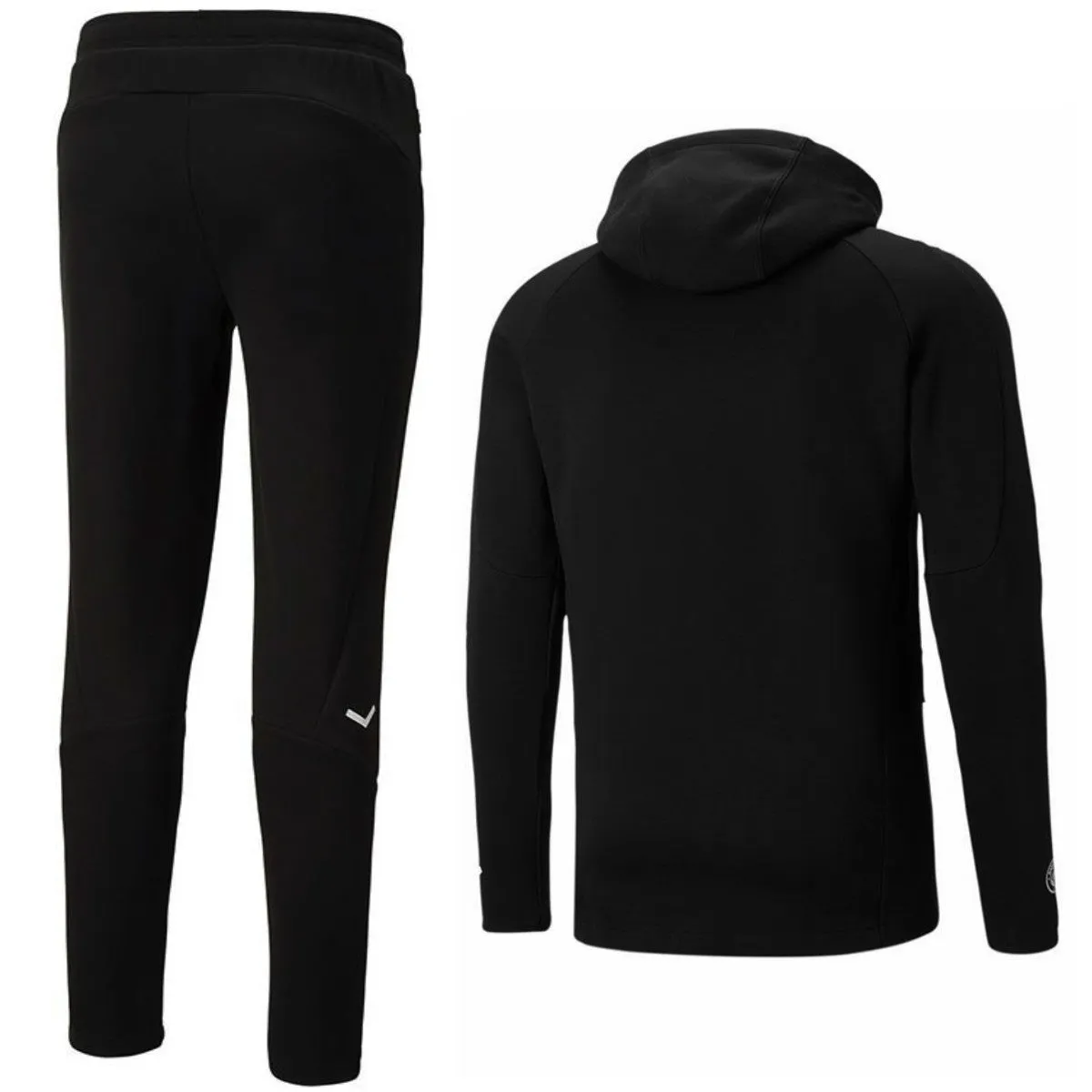 Manchester City black Casual hooded presentation tracksuit 2022/23 - Puma