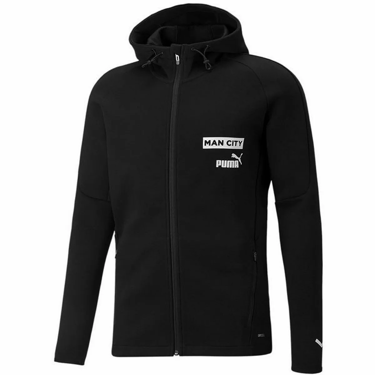 Manchester City black Casual hooded presentation tracksuit 2022/23 - Puma