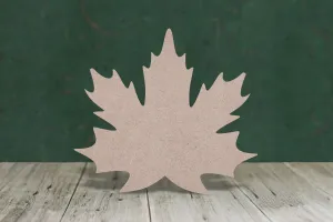 Maple leaf - wooden craft cut-out - 3mm MDF