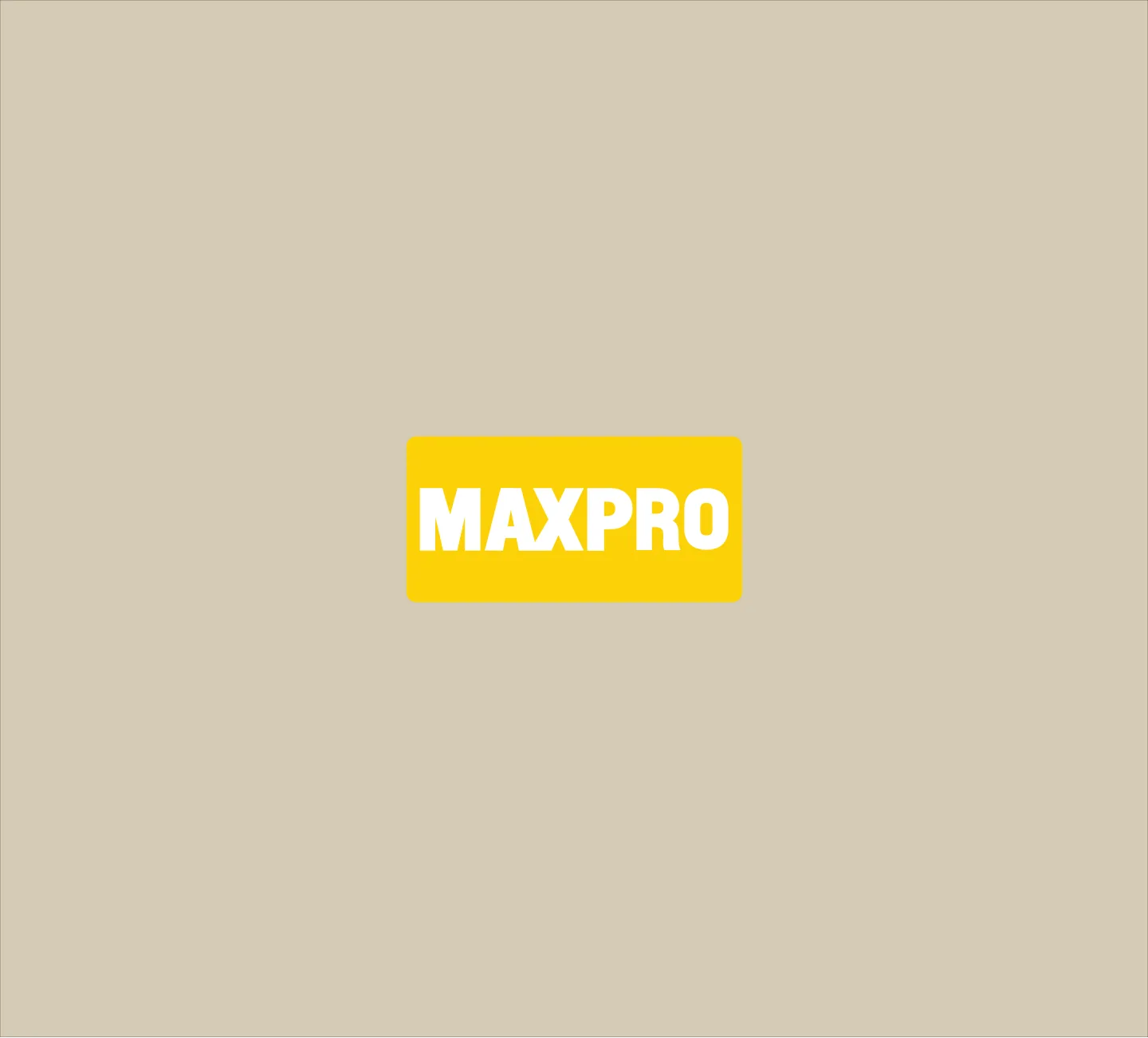 MAXPRO Mini Front Bumper Decal