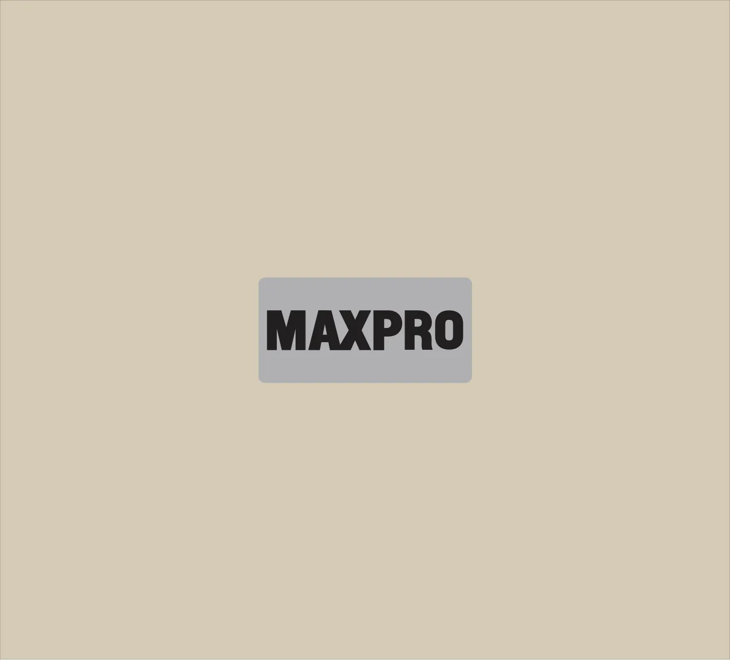 MAXPRO Mini Front Bumper Decal