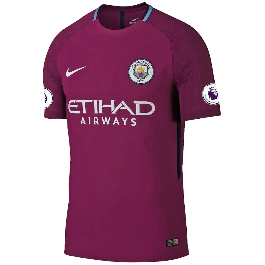 Men 18 Fabian Delph Away Soccer Manchester City Jersey Premier League