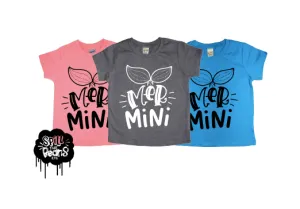 Mer Mini Kids bodysuit or Tee
