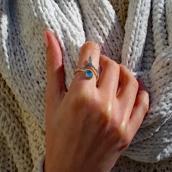 Mermaid Ring in Sterling Silver