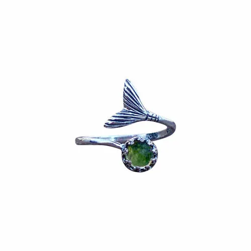 Mermaid Ring in Sterling Silver