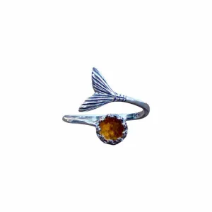 Mermaid Ring in Sterling Silver