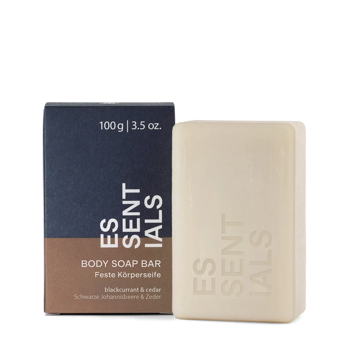 MÜHLE ESSENTIALS Body Soap Bar, Black Currant & Cedar