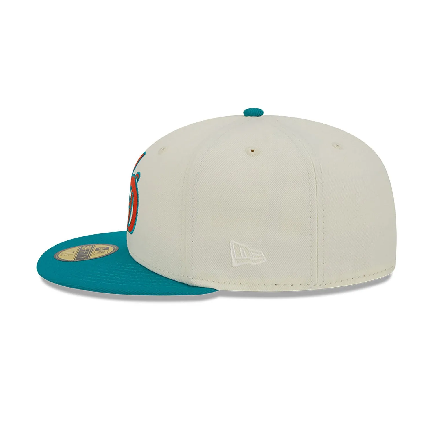 Miami Dolphins NFL City Originals White 59FIFTY Fitted Cap