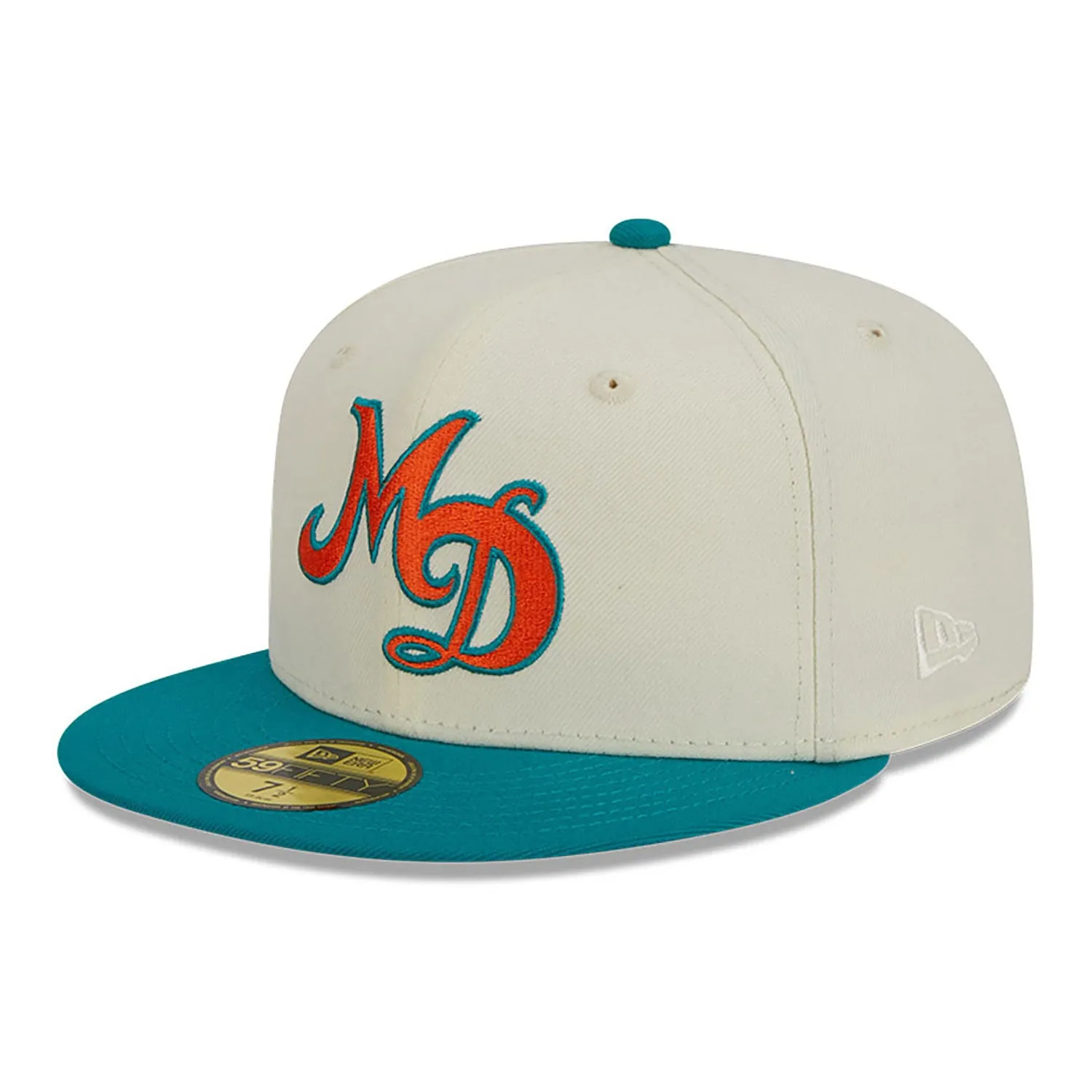Miami Dolphins NFL City Originals White 59FIFTY Fitted Cap