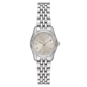 Michael Kors Lexington Ladies Three-Hand Stainless Steel Watch
