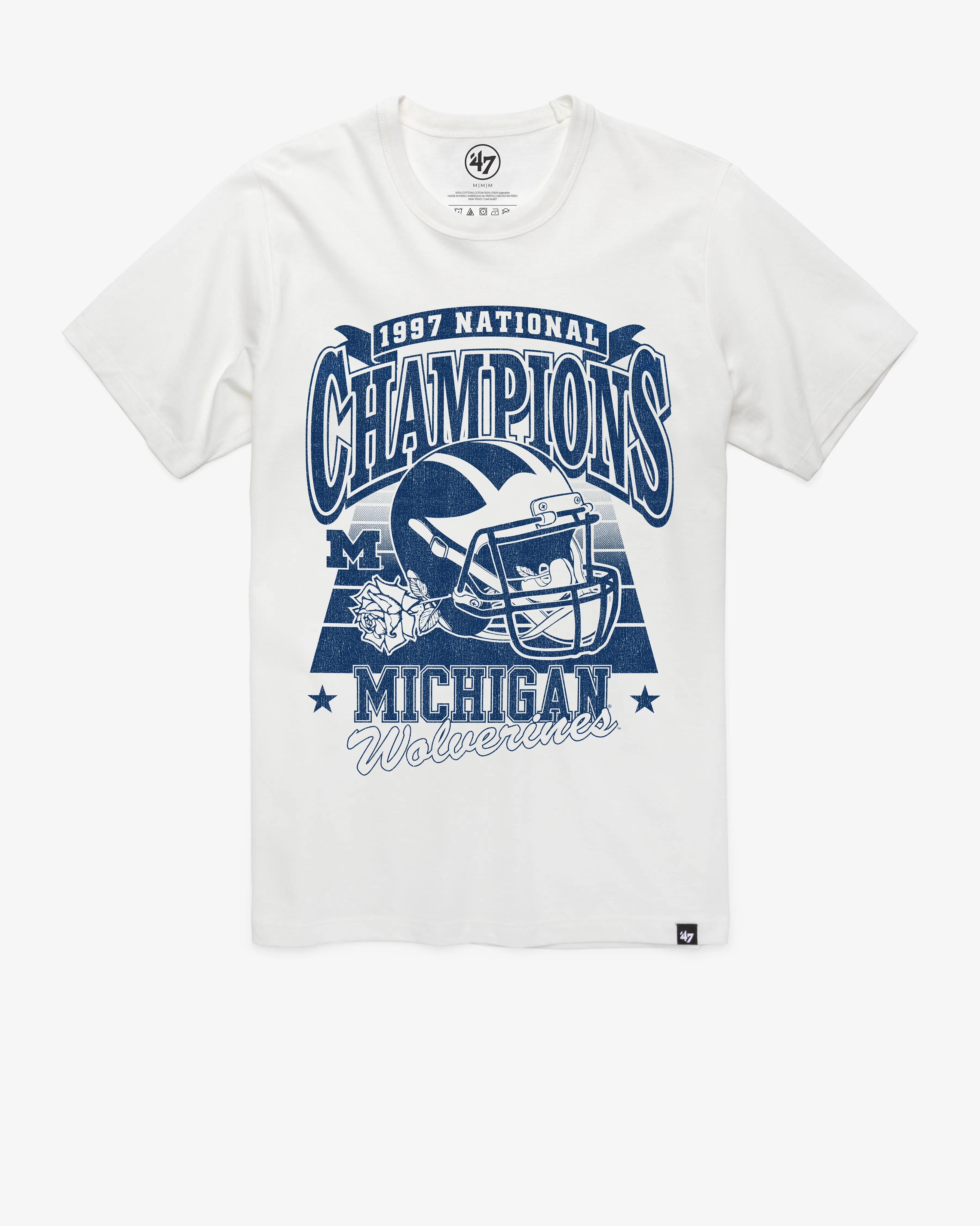 MICHIGAN WOLVERINES MONOCHROME '47 FRANKLIN TEE